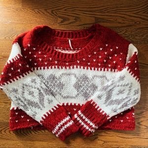 Free People Fairisle Crop